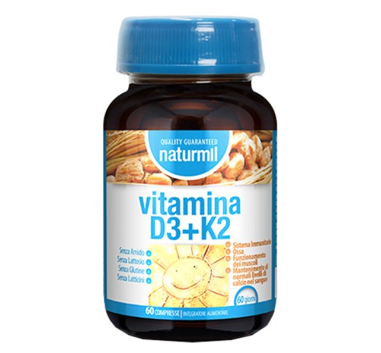 NATURMIL VITAMINA D3+K2 60CPR NATURMIL VITAMINA D3+K2 60CPR