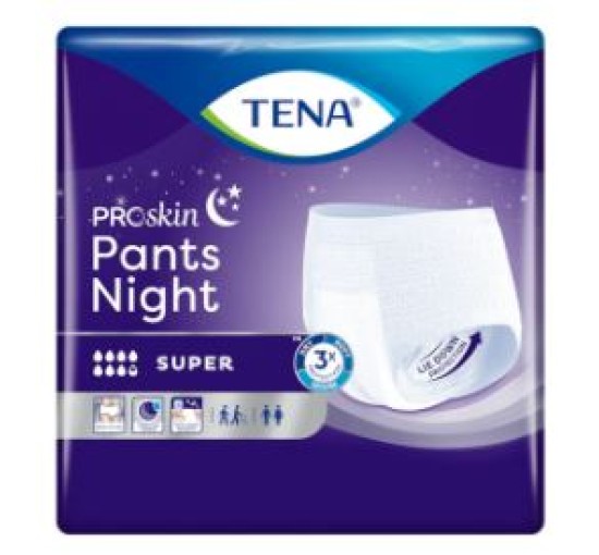 TENA PANTS NIGHT L 10PZ