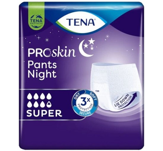 TENA PANTS NIGHT M 10PZ