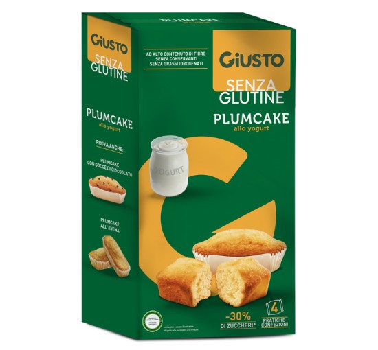 GIUSTO S/G PLUMCAKE YOGURT 160