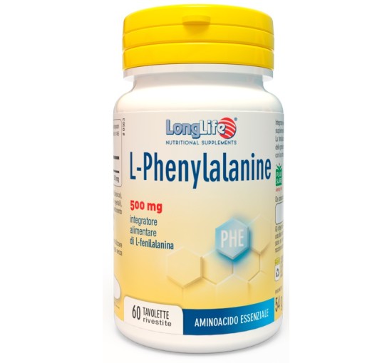 LONGLIFE L-PHENYLAL 500MG 60TA