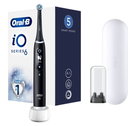 ORALB IO 6 BLACK SPAZZ+2REFILL