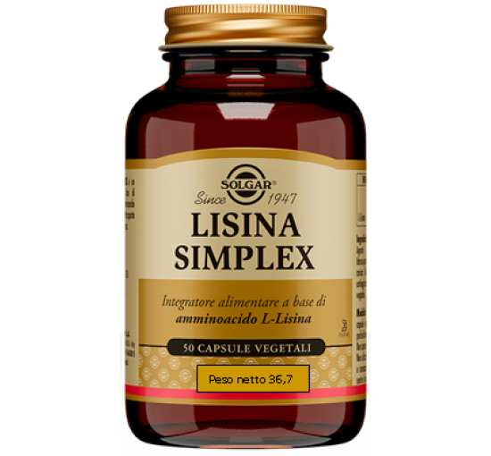 LISINA SIMPLEX 50CPS VEGETALI