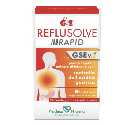 GSE REFLUSOLVE RAPID 14 STICK Integratore Alimentare 