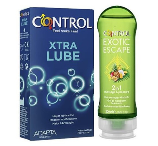 CONTROL KIT EXTRA LUBE E GEL EXOTIC ESCAPE