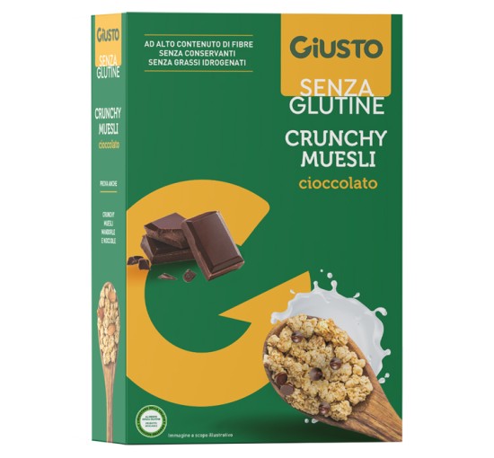 GIUSTO S/G MUESLI AVENA/CIOC