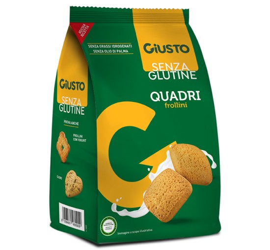 GIUSTO S/G QUADRI FROLLINI200G