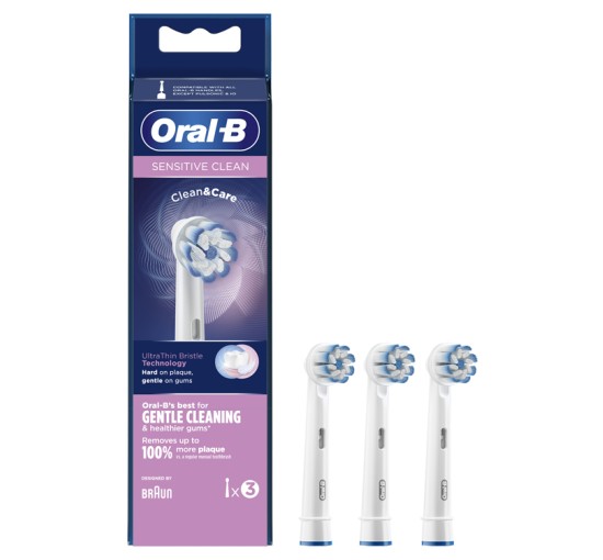 ORALB REFILL EB-60-3 SENSITIVE CLEAN