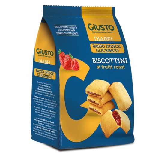 GIUSTO DIABEL BISCOTTINI FRUTT