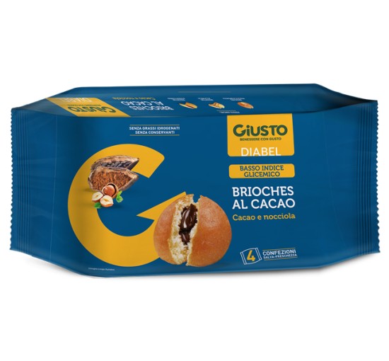 GIUSTO DIABEL BRIOCHE CACAO4PZ