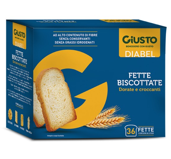 GIUSTO DIABEL FETTE BISC 300G