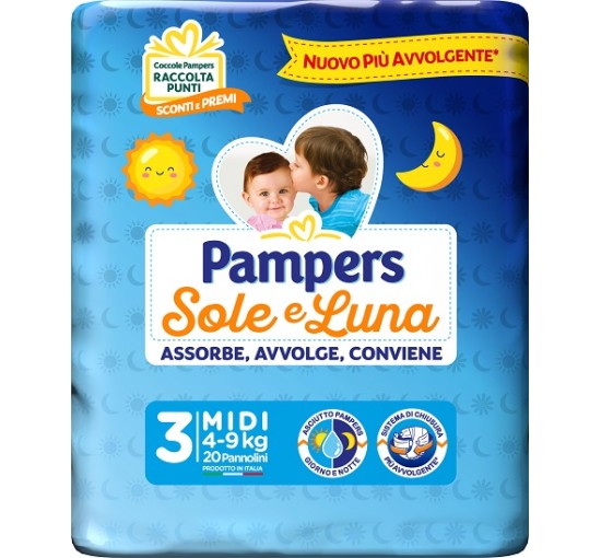 PAMPERS SL MIDI 20PZ