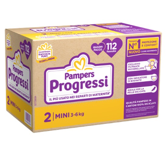 PAMPERS QU PROG MINI 112PZ PAMPERS QU PROG MINI 112PZ