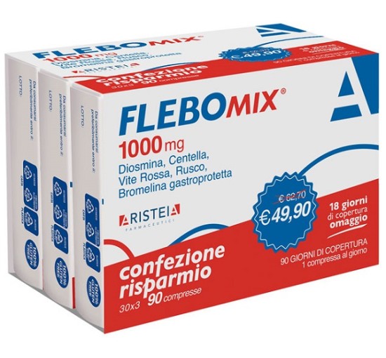FLEBOMIX 1000MG 90CPR