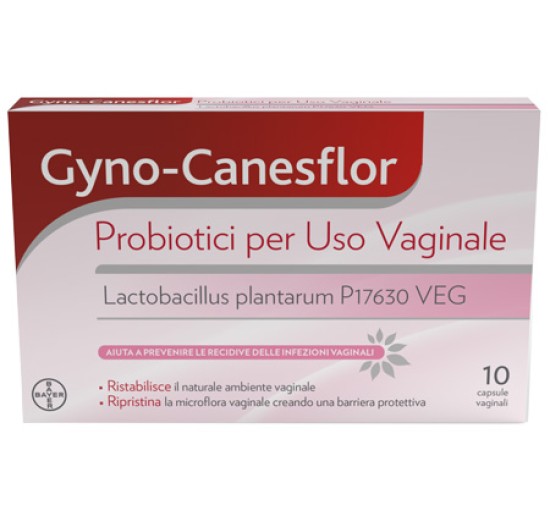 GYNO-CANESFLOR 10CPS VAGINALI