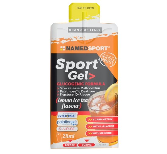 SPORT GEL LEMON ICE TEA 25ML