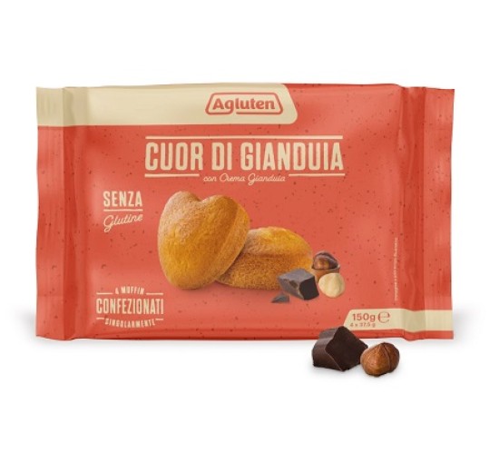 AGLUTEN CUOR DI GIANDUIA 150G