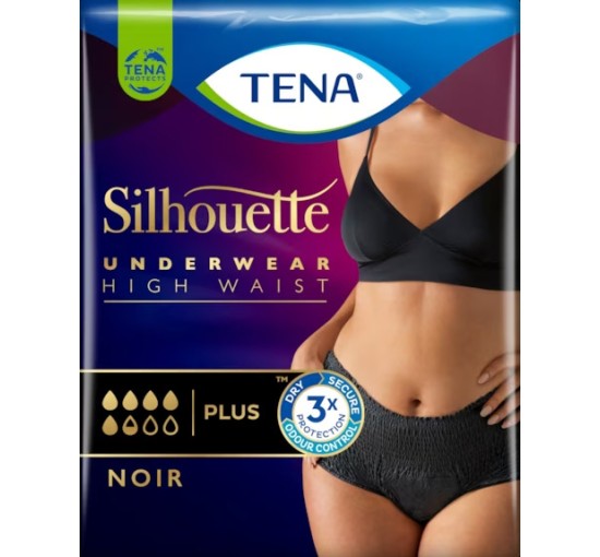 TENA SILHOUETTE Noir M V/A 9pz