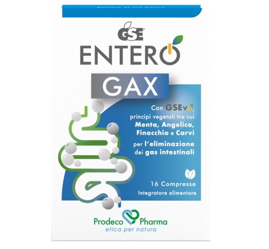 GSE ENTERO GAX 16 COMPRESE Integratore Alimentare Per Eliminare Gas