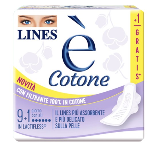 LINES E  COTONE ALI 9+1PZ