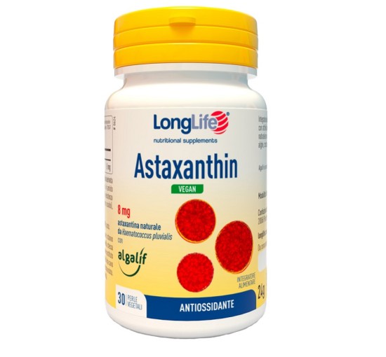 LONGLIFE ASTAXANTHIN VEG 30PRL