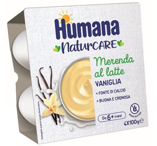 HUMANA MERENDA VANIGLIA 4X100G