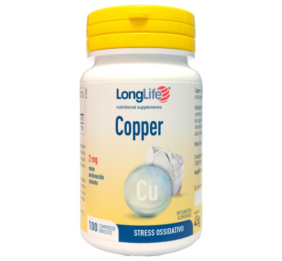 LONGLIFE COPPER 2MG 100CPR RIV