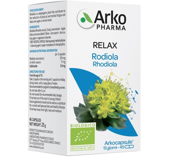ARKOCPS RODIOLA BIO 45CPS