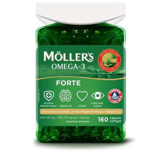 MOLLER S OMEGA 3 FORTE 160CPS MOLLER S OMEGA 3 FORTE 160CPS