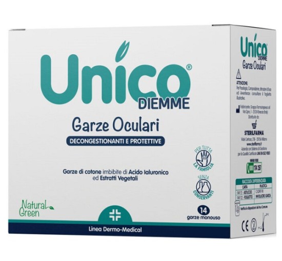 UNICO GARZE OCULARI14PZ