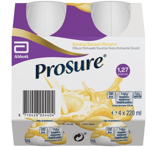 PROSURE BANANA 4BOTT 220ML