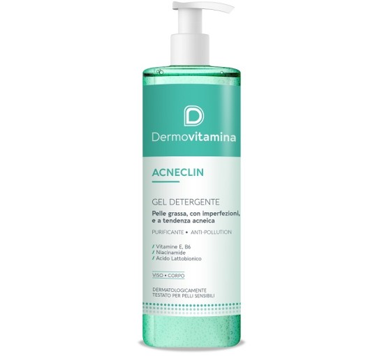 DERMOVITAMINA ACNECLIN GEL DET
