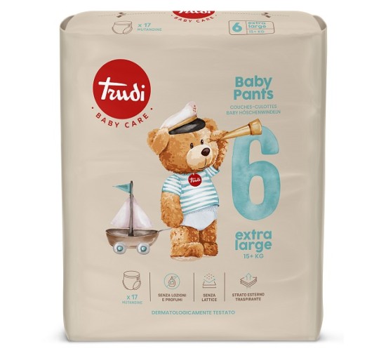 TRUDI BABY PANTS XL 15+KG 17PZ