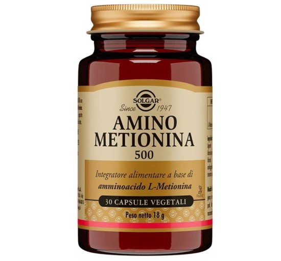 AMINO METIONINA 500 30CPS VEG