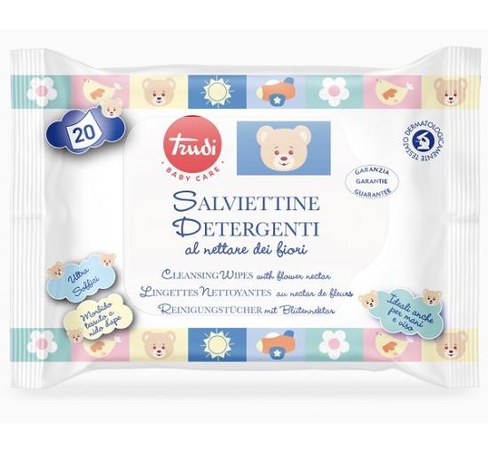 TRUDI BABY CARE SALV DET 20PZ