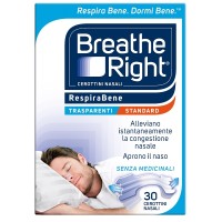 BREATHE RIGHT TRASPARENTI 30PZ