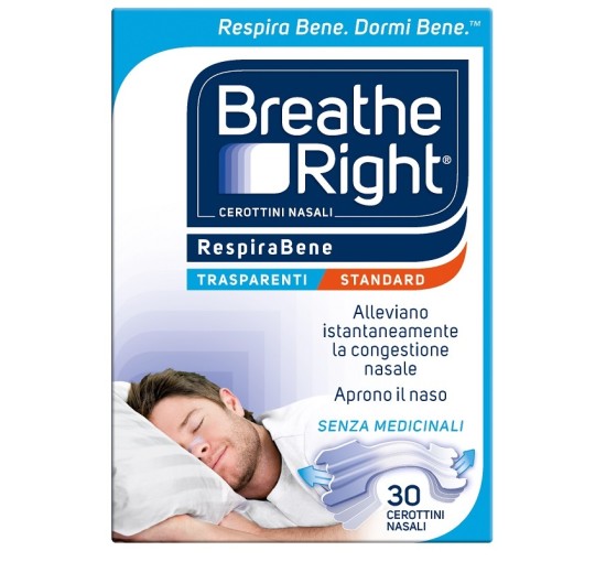 BREATHE RIGHT TRASPARENTI 30PZ