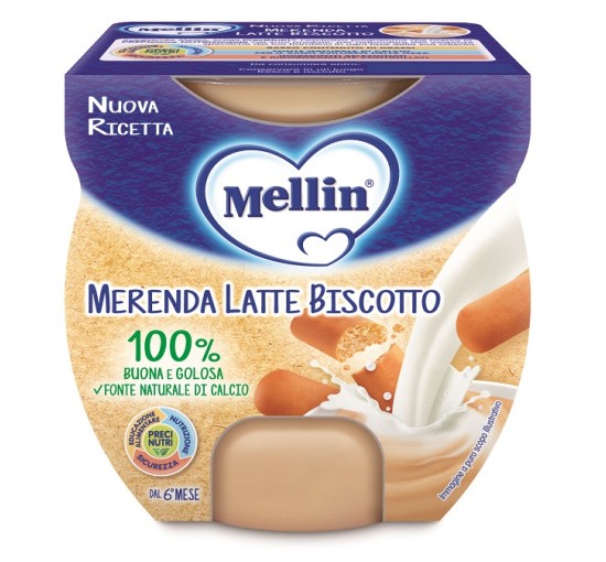 MELLIN Mer.Latte/Bisc.2x100g