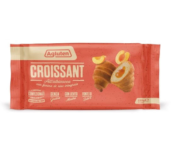 AGLUTEN CROISSANT ALBICOCCA4PZ