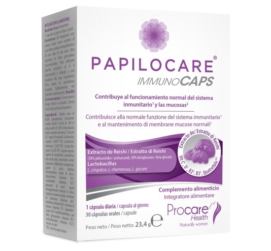 PAPILOCARE IMMUNOCAPS 30CPS