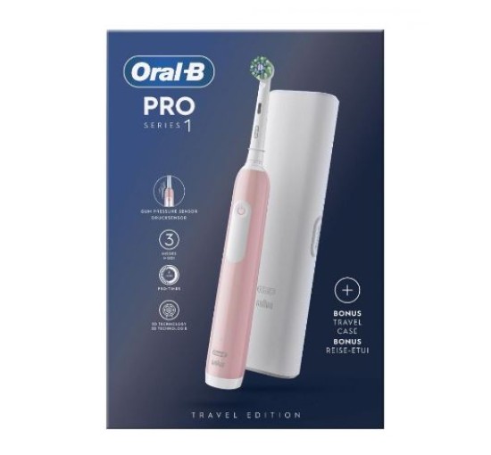 ORALB PRO 1 ROSA SPAZZ ELET+TC