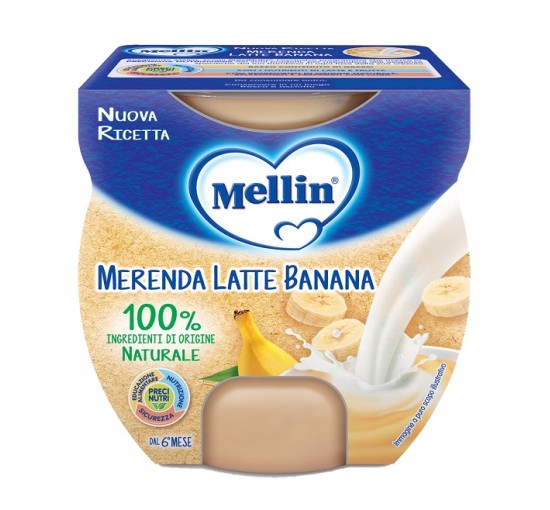 MELLIN Mer.Latte/Banana 2x100g