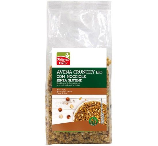 CRUNCHY S/G AVENA NOCCIOLA250G