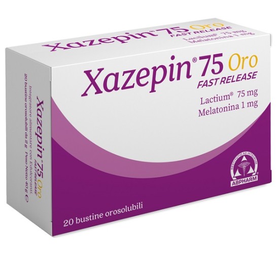 XAZEPIN 75 ORO FAST REL 20BUST