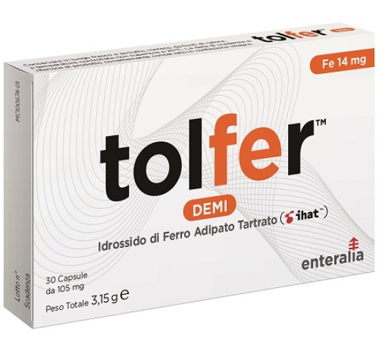TOLFER DEMI 14MG 30CPS