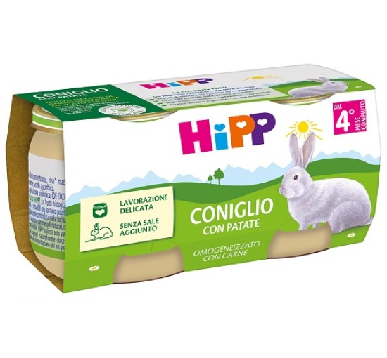 HIPP OMOG CONIGLIO VERD 2X80G