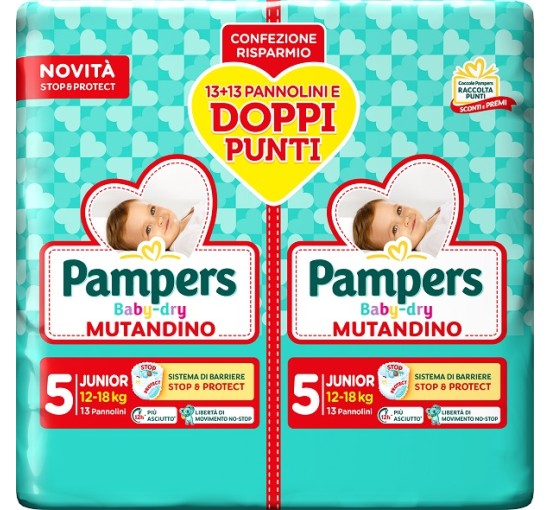 PAMPERS BD MUT JUNIOR DUO 26PZ