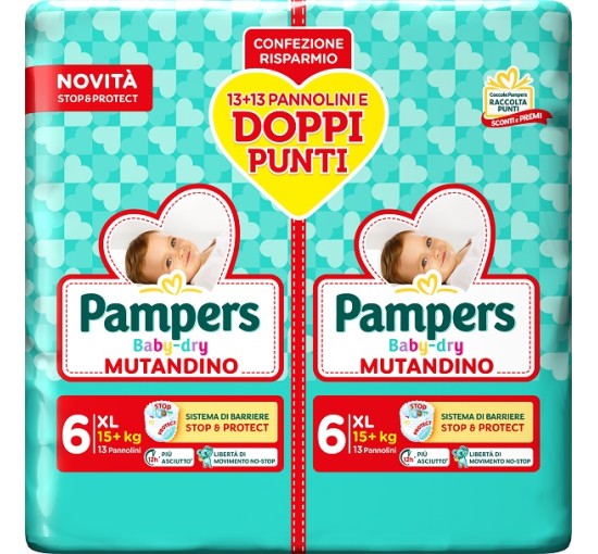 PAMPERS BD MUT XL DUO 26PZ