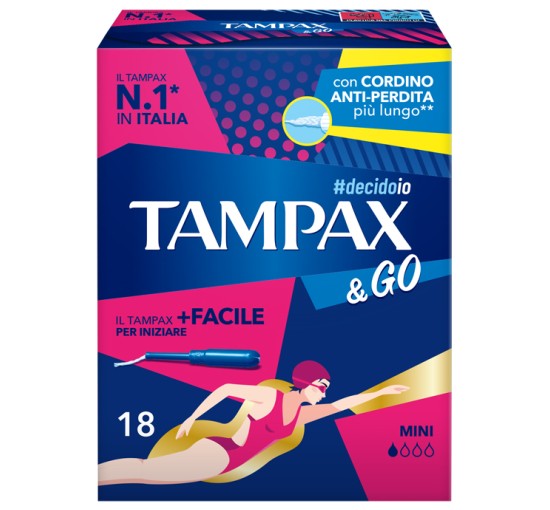 TAMPAX &GO MINI 18PZ