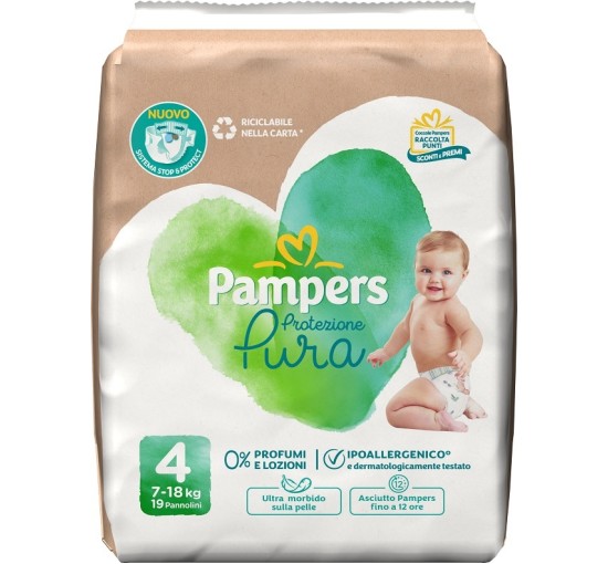 PAMPERS PROTEZIONE PURA MAX19P